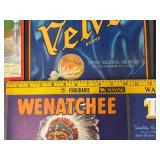 Vintage Fruit Vegetable Crate Labels Collection