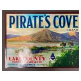 Vintage Fruit Crate Labels Collection Set Of Four