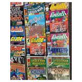 Marvel Comics Lot ~70: Vintage G.I. Joe, Punisher, Dazzler, More