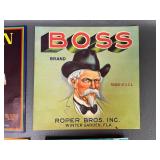 Vintage Fruit & Veg Crate Labels Collection