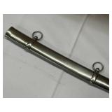 Military Replica Sword with Brass Hilt and Scabbard