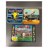 Vintage Fruit Crate Label Collection