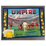 Vintage Fruit Crate Label Collection