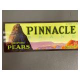 Vintage Piggy & Pinnacle Pears Labels Medford Oregon