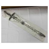 Intricate Decorative Medieval Replica Sword 33"