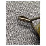 Sterling Silver Clear Crystal Pendant with Gemstone