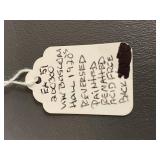 Antique University of Wisconsin Bascom Hall Reverse Glass Painting