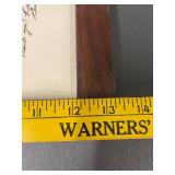 Framed Artwork by Paul N. Norton Art Iowa Governor