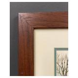 Framed Artwork by Paul N. Norton Art Iowa Governor