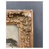 Vintage Landscape Artwork w/ Ornate Antique Frame
