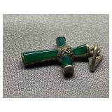Vintage Sterling Silver 925 Cross Pendant