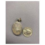 Sterling Silver Blue Cat