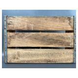 Vintage Rock Spring Beverages Wooden Crate
