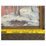 Ardi Winter Landscape Framed Artwork