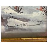 Ardi Winter Landscape Framed Artwork