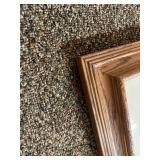 Bridge In Autumn Artwork with Oak Frame