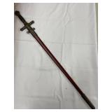 Exquisite Ornate Decorative Sword with Sheath, ~34"