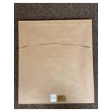 Framed Josef Eidenberger Art Print with Cityscape Scene Signed