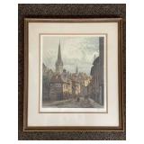 Framed Art Print by Josef Eidenberger, Scenic Urban Landscape