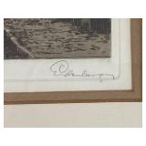 Framed Art Print by Josef Eidenberger, Scenic Urban Landscape