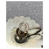 Vintage Mexican Sterling Silver 925 Beaded Earrings