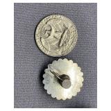 Vintage Mexican Sterling Silver 925 Beaded Earrings