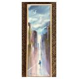 Denise Koch Original Urban Scene Watercolor Painting