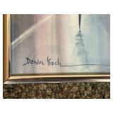 Denise Koch Original Urban Scene Watercolor Painting