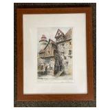 Framed Original Signed Print by Paul Geissler