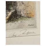 Framed Original Signed Print by Paul Geissler