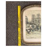 Luigi Kasimir Framed Bouguinists Artwork