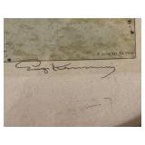 Luigi Kasimir Framed Bouguinists Artwork