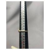 Sterling Silver 925 Enamel Ring with Floral Design Size 8