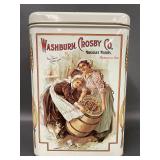 Vintage Collectible Tins Lot: Presidents, Washburn