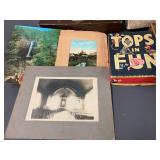 Empty Advertising Boxes / Photos - Faribo Blankets Empty Box, Tom Mix Box, Games