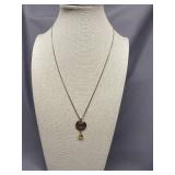 Sterling Silver 999 Sun Pendant Necklace