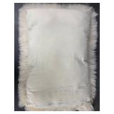 Handmade Panda Sheepskin or Alpaca Rug Pillow Decor 24"