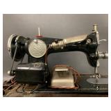 Vintage Electric Sewing Machine with Case