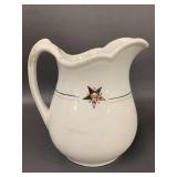Vintage Westwood Masonic Pitcher and Saint Paul Hotel Plate Set