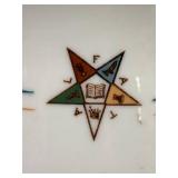 Vintage Westwood Masonic Pitcher and Saint Paul Hotel Plate Set