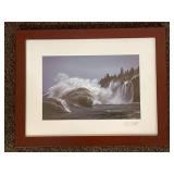Raging Roller by David Barthel Framed