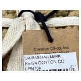 NEW Creative Co-op Handmade Cotton Coaster Sets