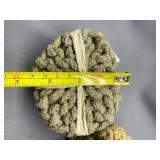 NEW Creative Co-op Handmade Cotton Coaster Sets