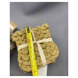 NEW Creative Co-op Handmade Cotton Coaster Sets