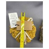 NEW Lauras Hallmark Cotton Coaster Sets - Creative Co-op