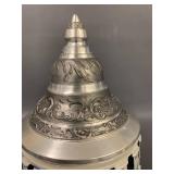 Vintage German Beer Stein with Castle Scene