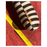 Large Handmade Art Doll with Vibrant Dress Signed by Artist