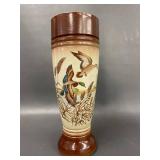 Thewalt Western Germany Pottery Vase with Ducks