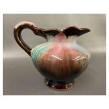 Vintage Ceramic Pitcher and Matching Basin Set Multicolor