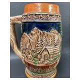 Vintage Ceramic Beer Steins 8-Piece Collection